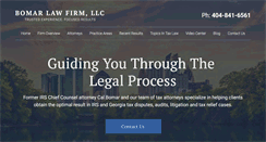 Desktop Screenshot of bomarlawfirm.com